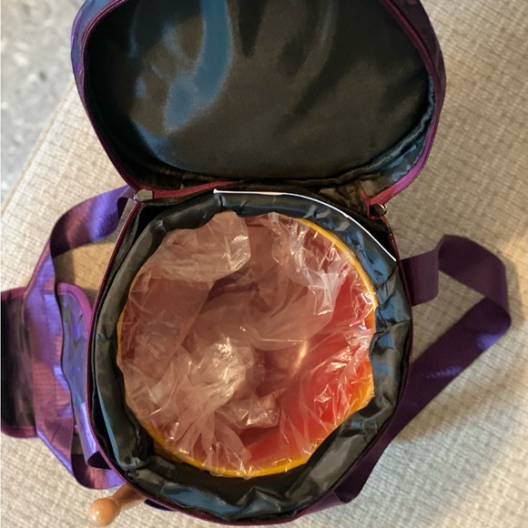 8 Inch Yellow rainbow Colored Throat Chakra E Note Quartz Crystal Singing Bowl. - Picture 11 of 15